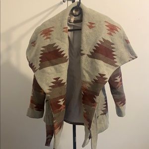 Forever 21 wool poncho/pea coat